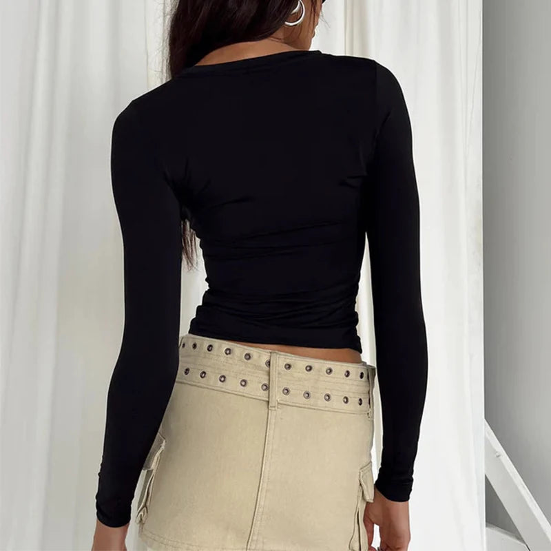 Dames T-Shirt met Lange Mouwen