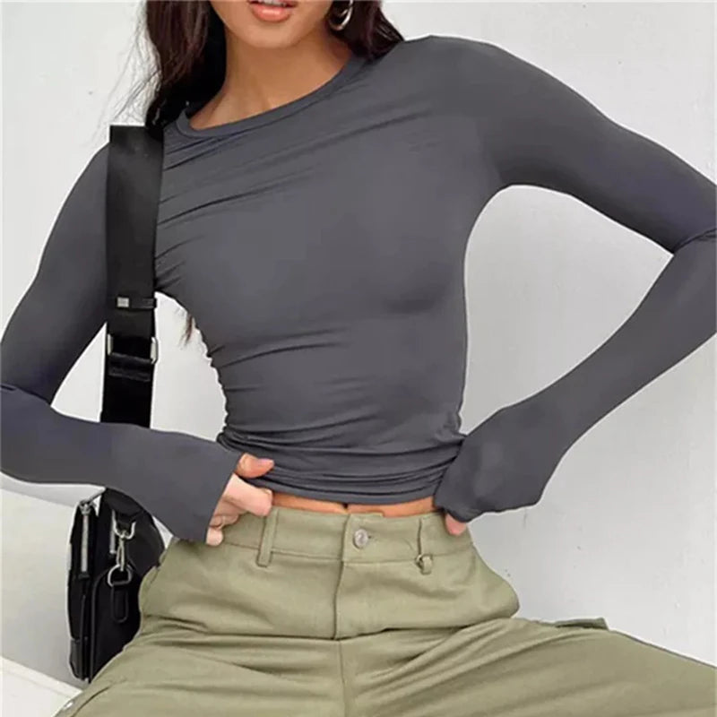 Dames T-Shirt met Lange Mouwen