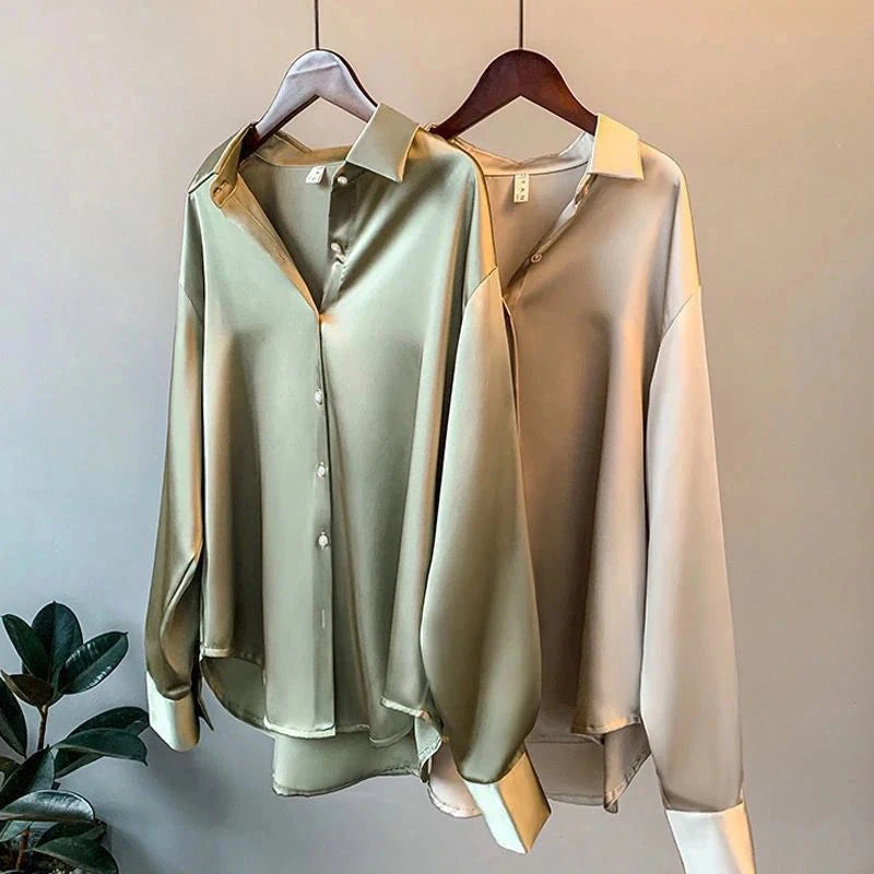 Knitted Cardigan – Elegante Lange Mouw Top voor Dames