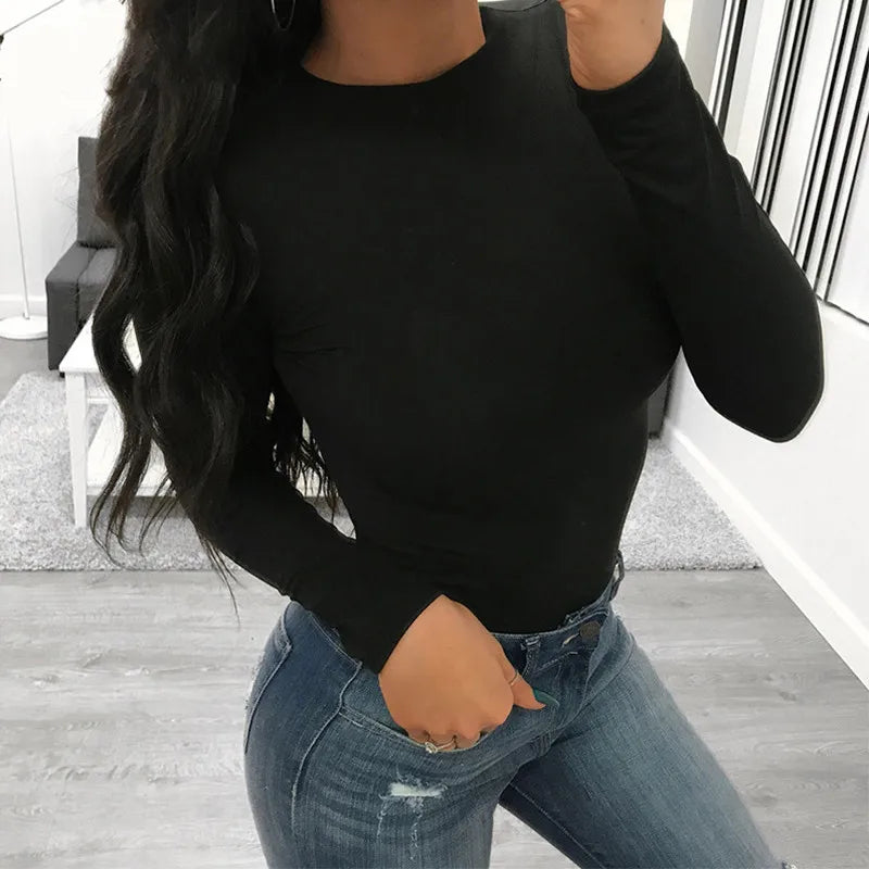 Sexy Dames Cotton Bodysuit