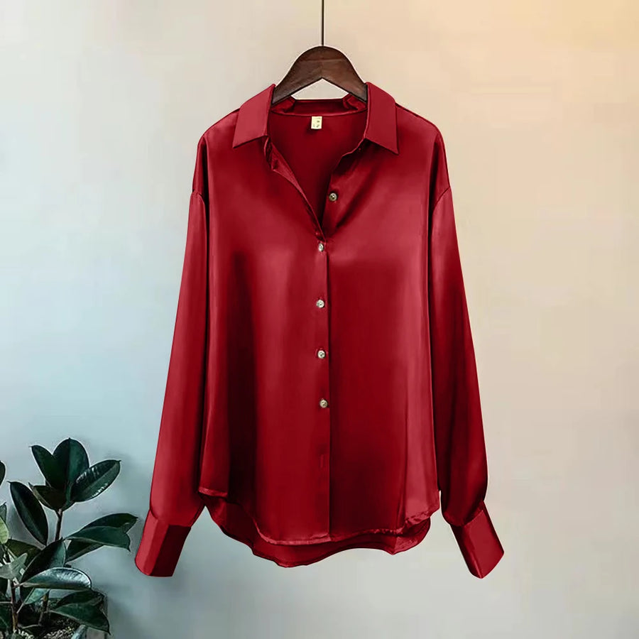 Knitted Cardigan – Elegante Lange Mouw Top voor Dames