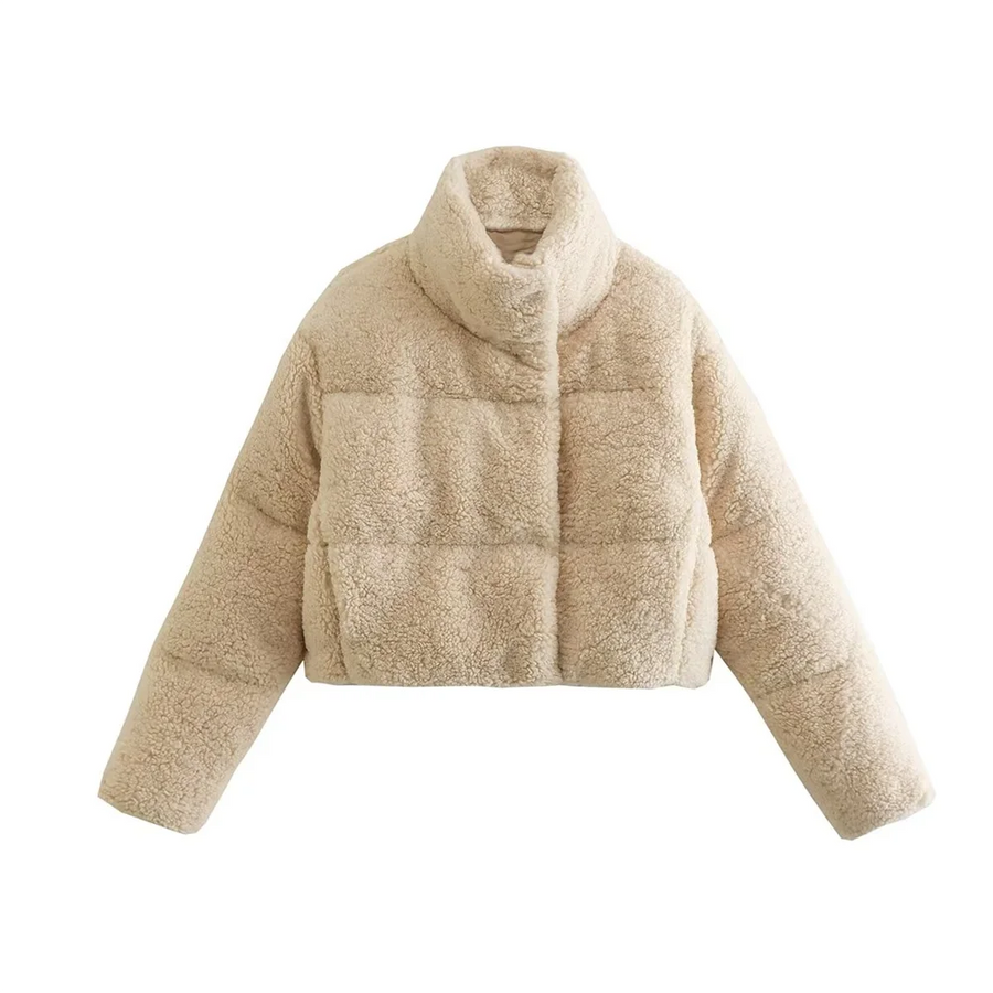 Lamb Wool Short Cotton Coat