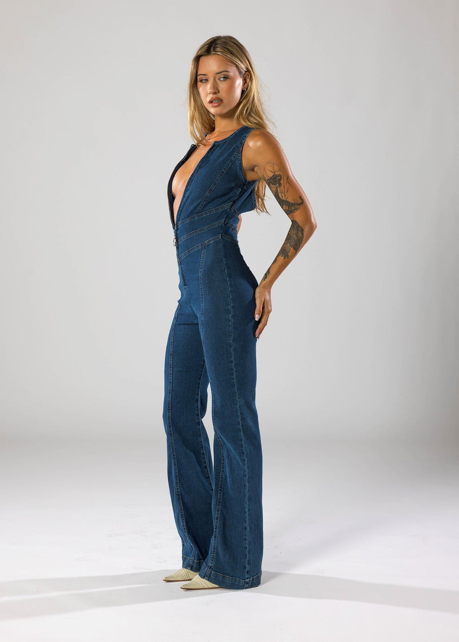 Hollywood Denim Jumpsuit