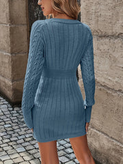 Demi | Kabelgebreide Sweaterjurk