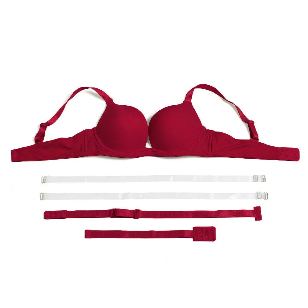 Sexy Red Push Up Bra