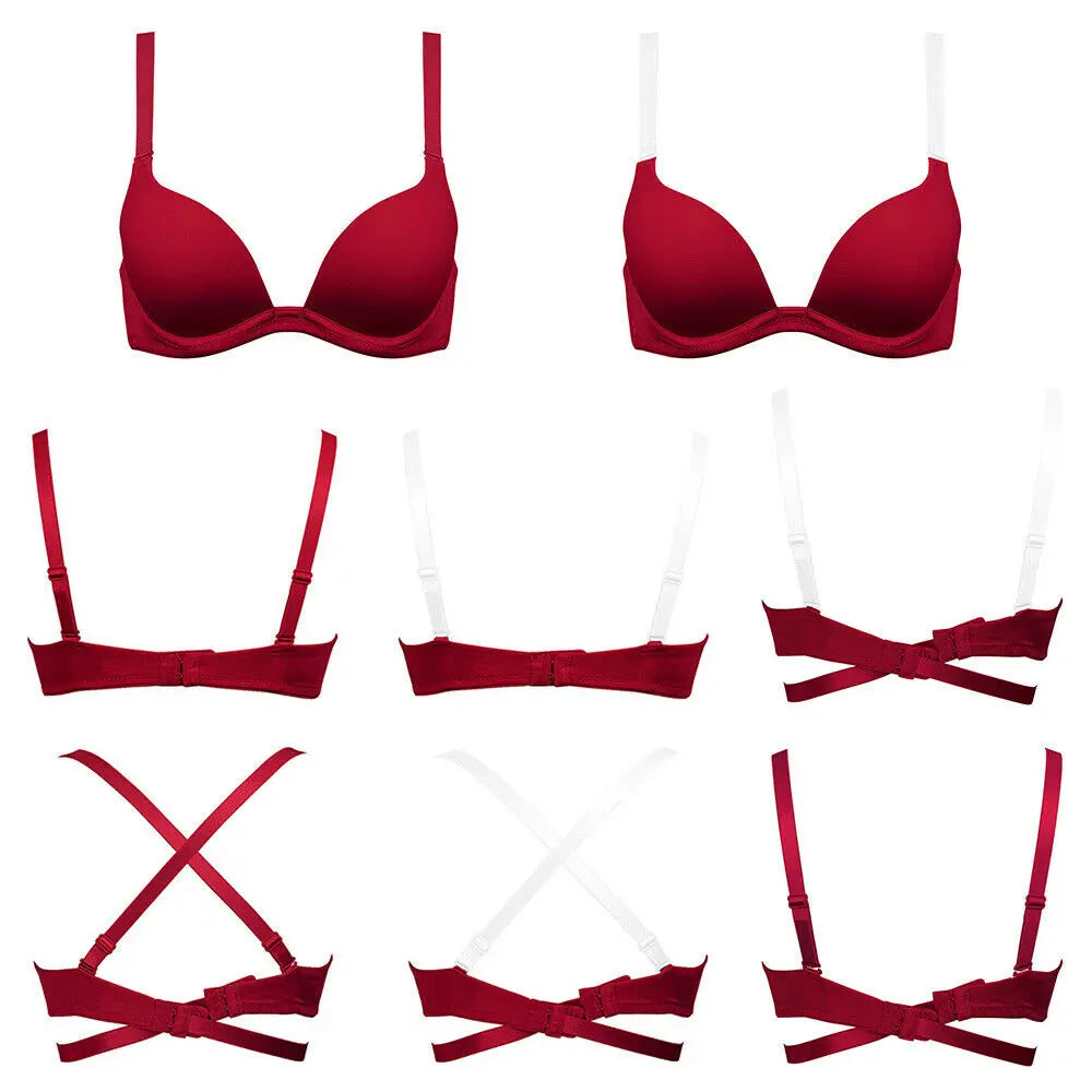 Sexy Red Push Up Bra