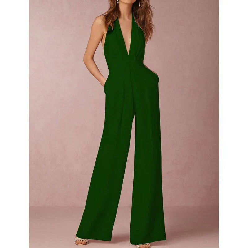 Stijlvolle Jumpsuit met V-hals voor Vrouwen