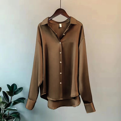 Knitted Cardigan – Elegante Lange Mouw Top voor Dames