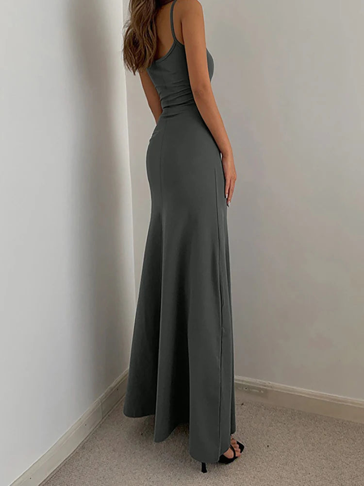 Backless jurk — Slanke taille