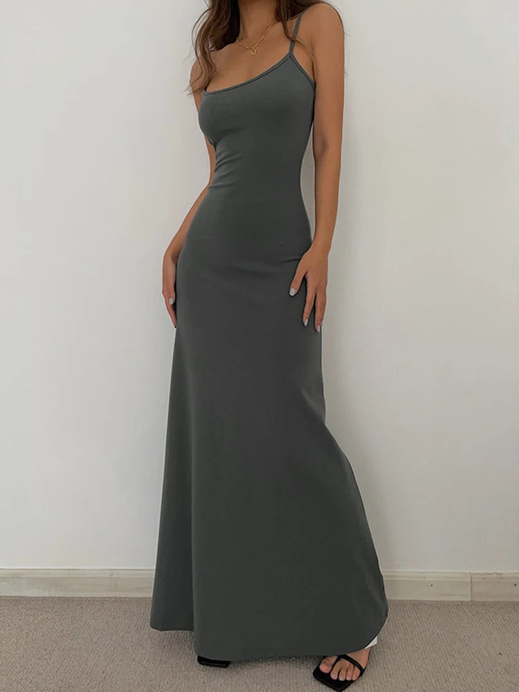 Backless jurk — Slanke taille