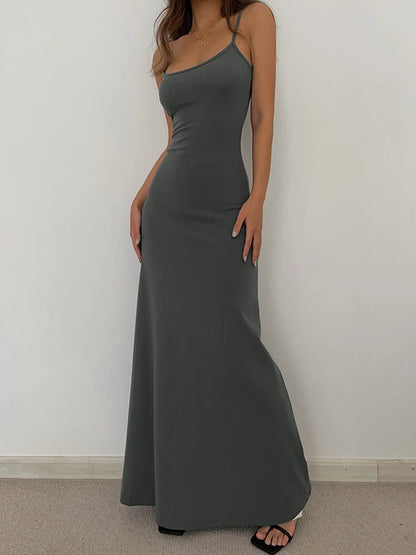Backless jurk — Slanke taille