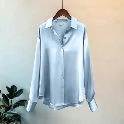 Knitted Cardigan – Elegante Lange Mouw Top voor Dames