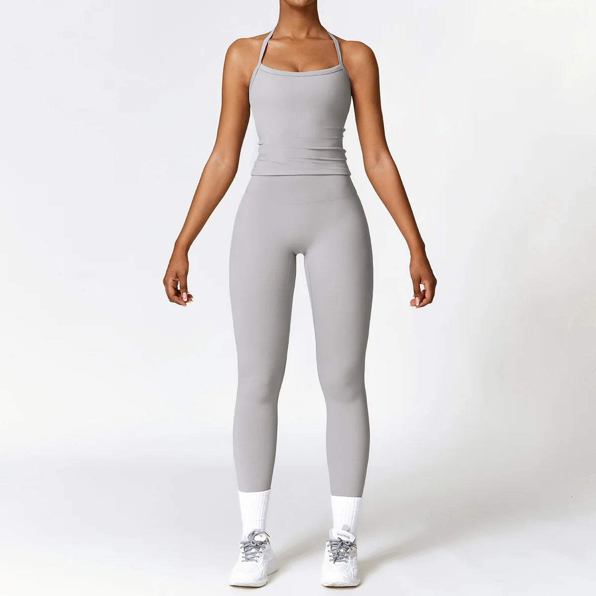 Yoga Set – Dames Sportswear met Lange Mouwen en High Waist Leggings