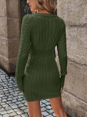 Demi | Kabelgebreide Sweaterjurk